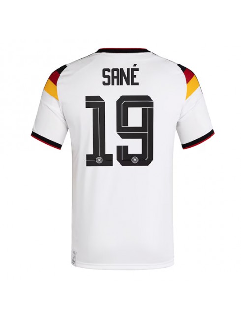 Tyskland Leroy Sane #19 Replika Hemmakläder VM 2026 Kortärmad Tyskland Leroy Sane #19 Replika Hemmakläder VM 2026 Kortärmad